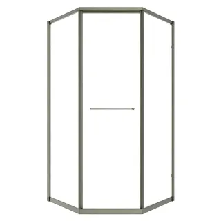 Душевой уголок Timo T33R 100x100 см правый никель